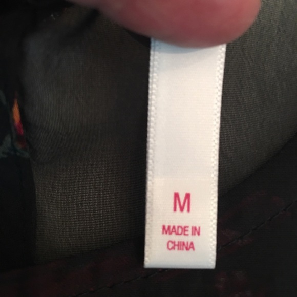 Dress black with pink roses Romantic - Picture 5 of 7